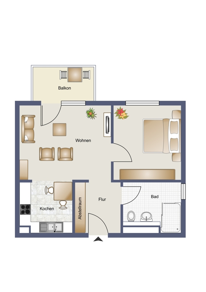 Optimaler Grundriss
